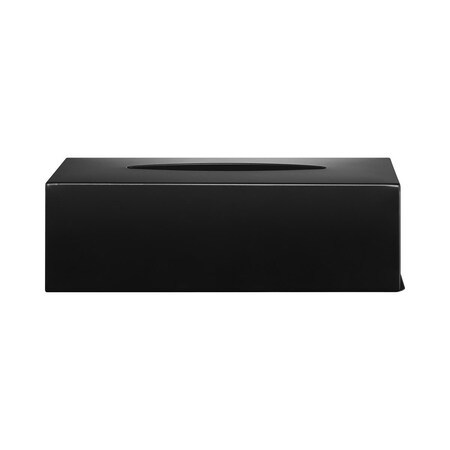 Homepage 3 x 4.7 x 9.4 in. Nexio Tissue Box, Black HO3342481